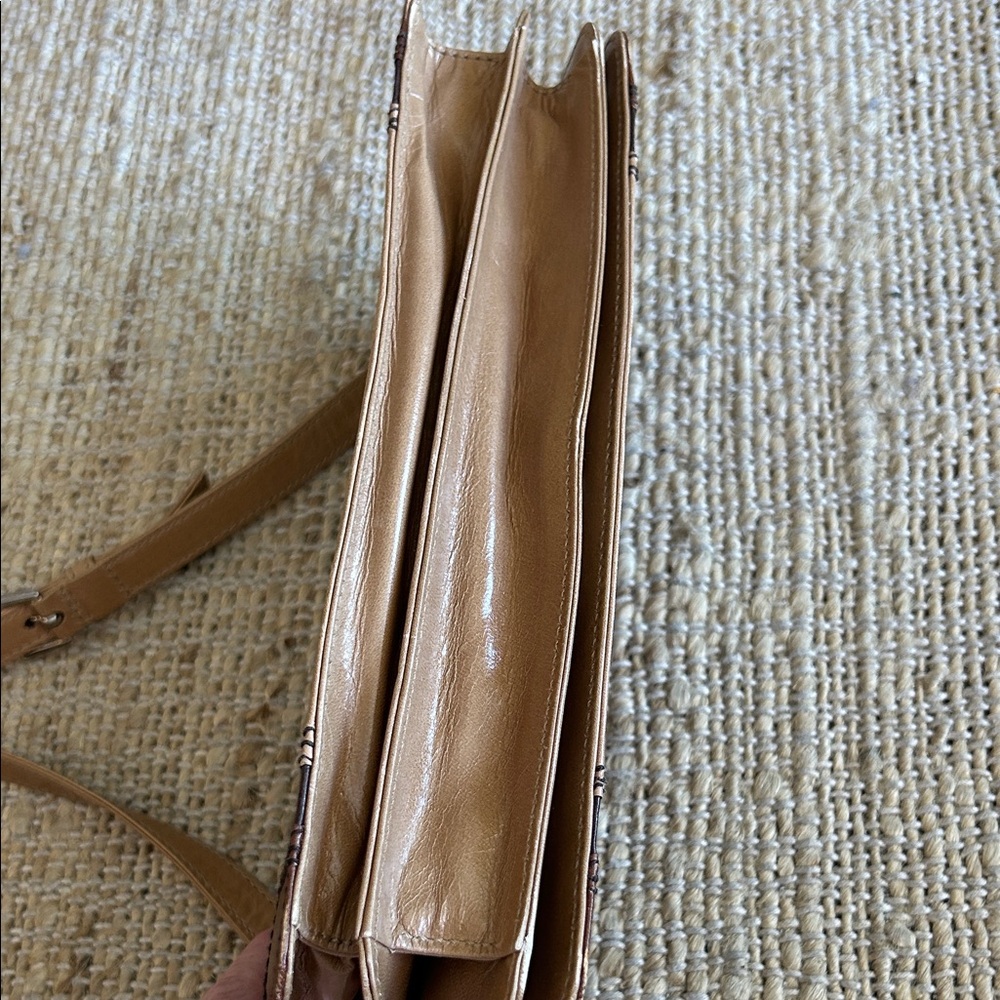 Prada Leather Bag in Brown and Tan - Picture 6 of 14